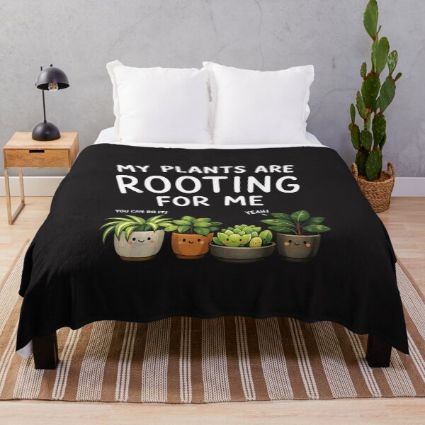 Item preview, Funny Plant Lover My Plants Are Rooting for Me Cute Houseplant Design designed and sold by kiralynstration.
