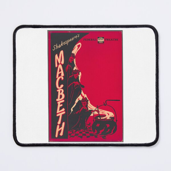 Item preview, 1937 Shakespeares Macbeth Vintage Theatre Poster designed and sold by kdgisj.