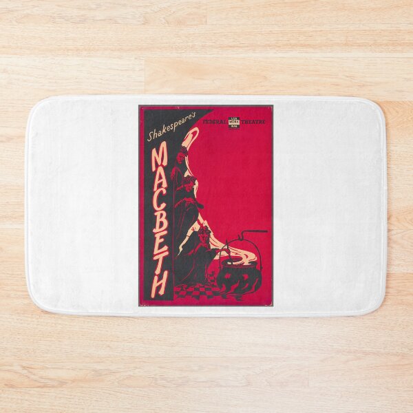 Item preview, 1937 Shakespeares Macbeth Vintage Theatre Poster designed and sold by kdgisj.