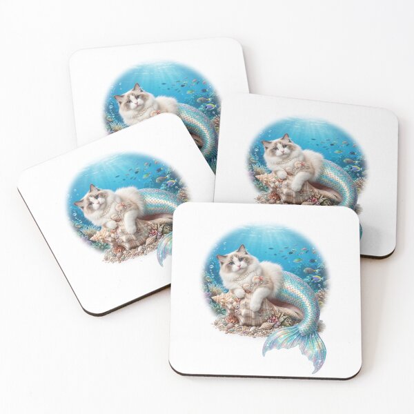 Item preview, Mermaid Ragdoll Cat designed and sold by PictoVibe.