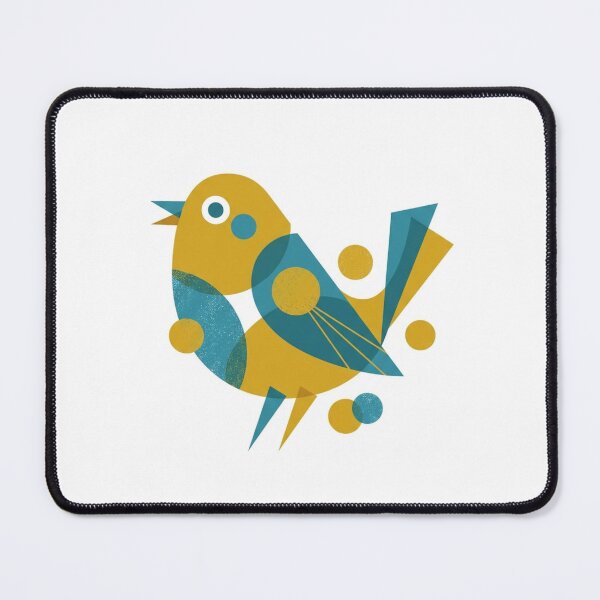 Item preview, Retro MCM Geometric Songbird designed and sold by OddlySticky.