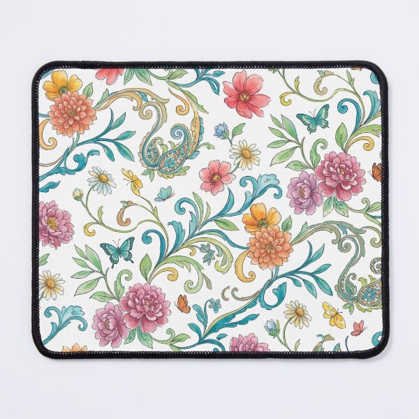 Item preview, Bohemian Summer Textile Design | Mediterranean Garden Pattern | Warm Festival Inspired Fashion Print designed and sold by Softbear Atelier.