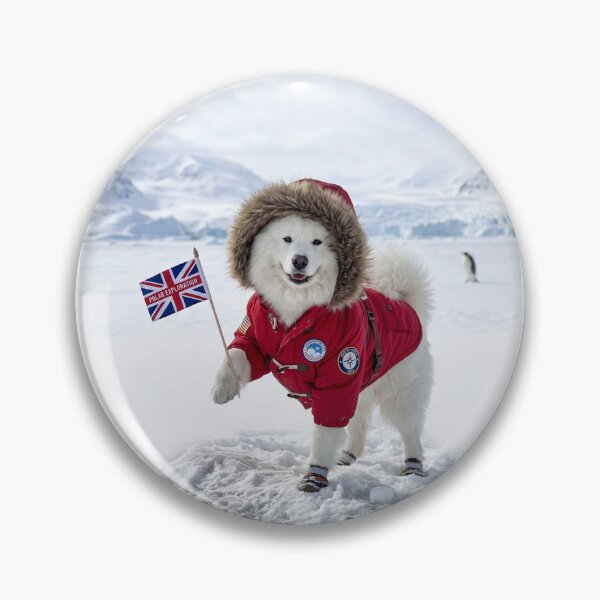 Item preview, Polar Explorer Samoyed designed and sold by PictoVibe.
