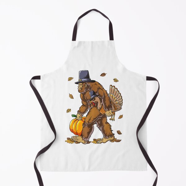 Item preview, Bigfoot Pilgrim Turkey Pumpkin Thanksgiving Day Boys Men designed and sold by CherishWi.