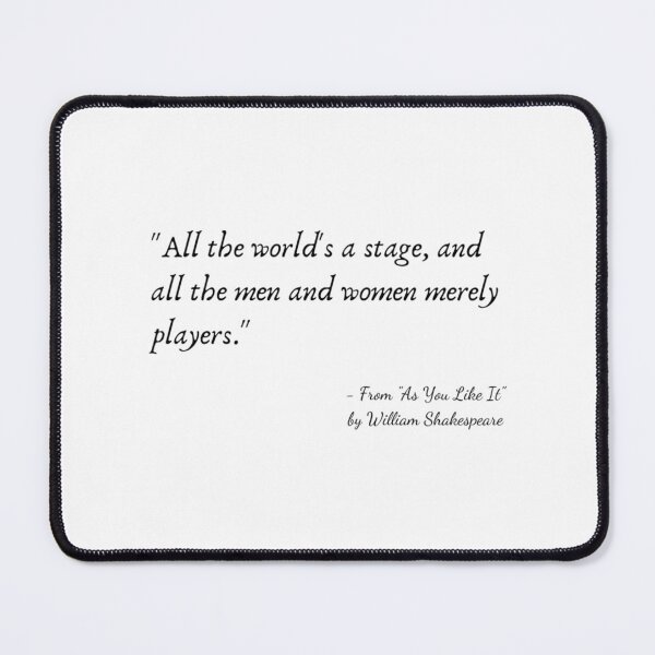 Item preview, A Quote From As You Like It By William Shakespeare designed and sold by kdgisj.