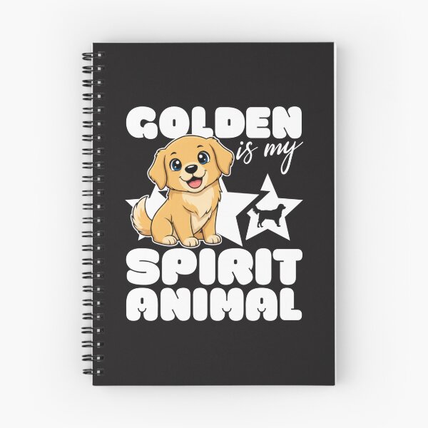 Item preview, Cute Golden Retriever Spirit Animal Kawaii Dog Lover Cartoon Design designed and sold by kiralynstration.
