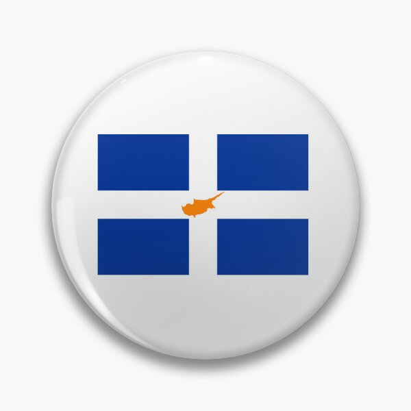 Aperçu de l'œuvre Drapeau chypriote grec créée et vendue par Olive & Marble.