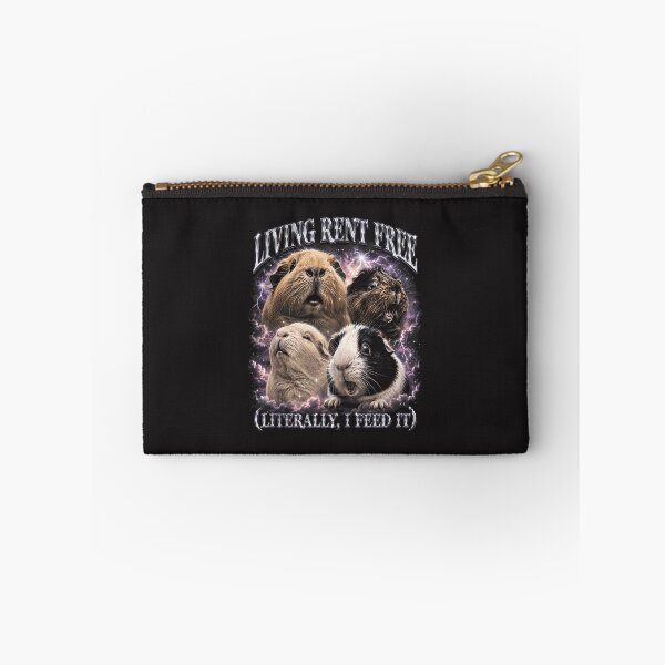 Item preview, Funny Guinea Pig Living Rent Free Meme Cute Cavy Pet Lover Design designed and sold by kiralynstration.