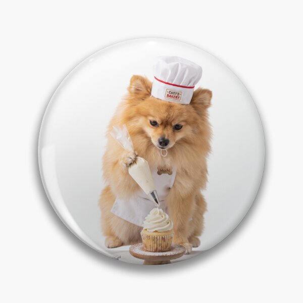 Item preview, Pastry Chef Pomeranian designed and sold by PictoVibe.