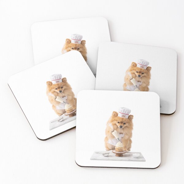 Item preview, Pastry Chef Pomeranian designed and sold by PictoVibe.