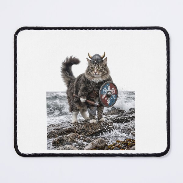 Item preview, Viking Norwegian Forest Cat designed and sold by PictoVibe.