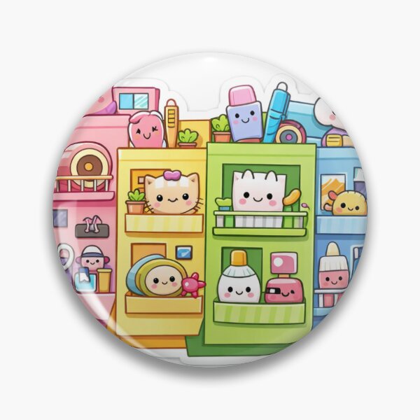 Item preview, Sticky Note Apartment Sticker Kawaii Stationery Aesthetic for Students & Planner Lovers designed and sold by CutePrintCorner.