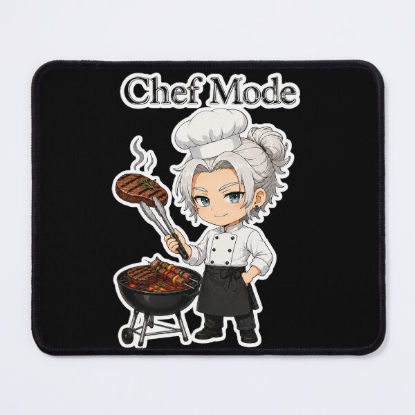 Item preview, Cute Anime Grill Chef - BBQ Steak Lover Gift designed and sold by House of Rein.