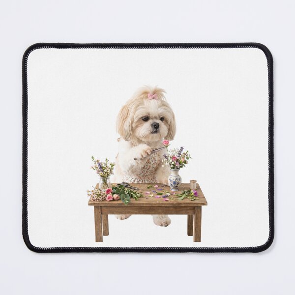 Item preview, Floral Arranger Shih Tzu designed and sold by PictoVibe.