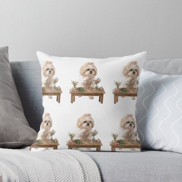 Item preview, Floral Arranger Shih Tzu designed and sold by PictoVibe.