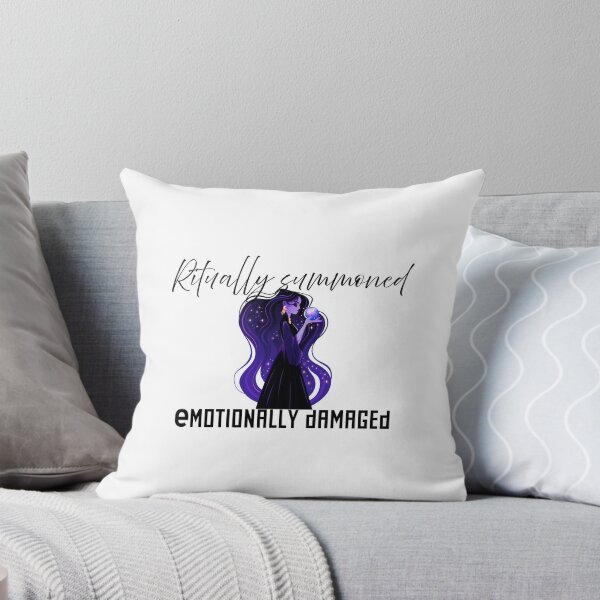 Item preview, Ritually Summoned Emotionally Damaged Mug – Witchy Aesthetic | White designed and sold by RaeganIvy.