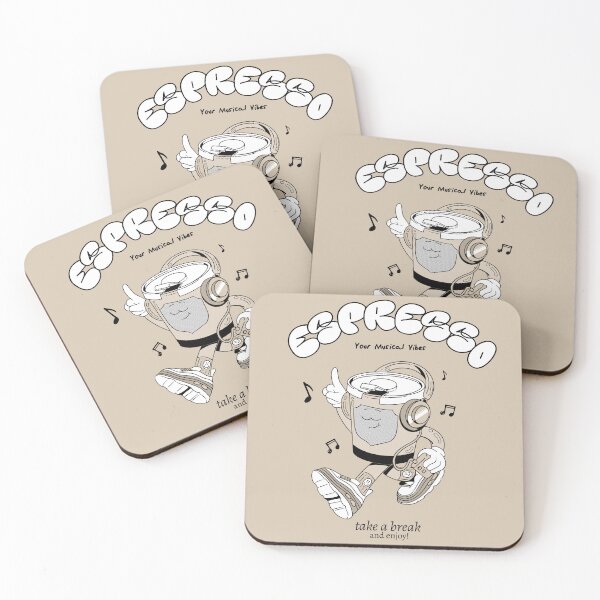 Item preview, ESPRESSO YOUR MUSICAL VIBES designed and sold by anjaney.