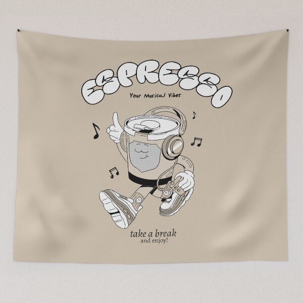 Item preview, ESPRESSO YOUR MUSICAL VIBES designed and sold by anjaney.