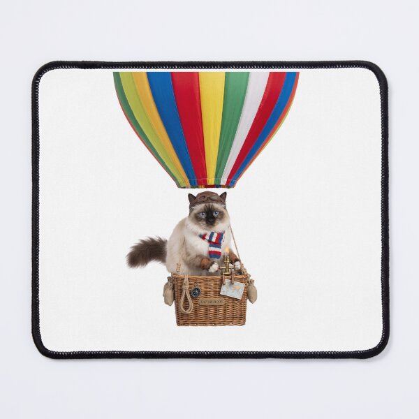 Item preview, Hot Air Balloon Birman Cat designed and sold by PictoVibe.