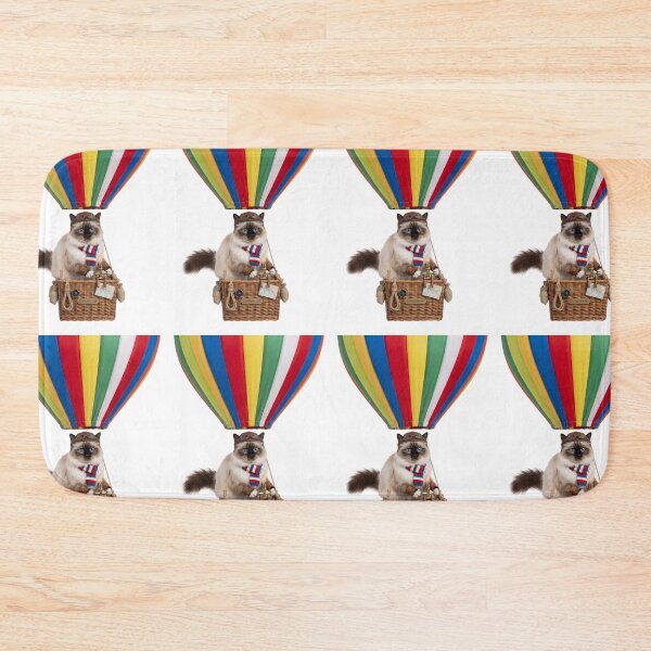 Item preview, Hot Air Balloon Birman Cat designed and sold by PictoVibe.