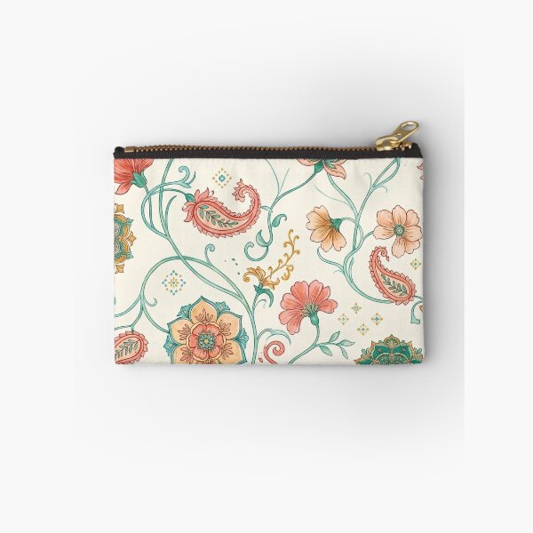 Item preview, Mandala Floral Medallion Pattern | Paisley Flowers & Leafy Vine Textile Design | Bohemian Botanical Print designed and sold by Softbear Atelier.