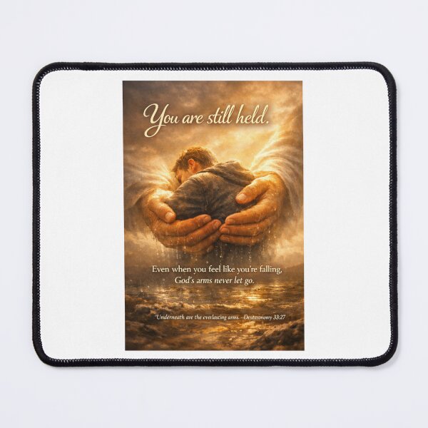 Item preview, You Are Still Held — Deuteronomy 33:27  designed and sold by MastersDesignNk.