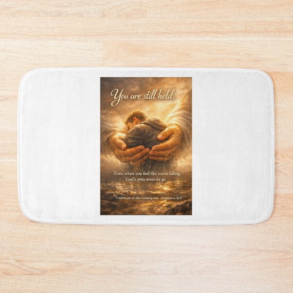 Item preview, You Are Still Held — Deuteronomy 33:27  designed and sold by MastersDesignNk.