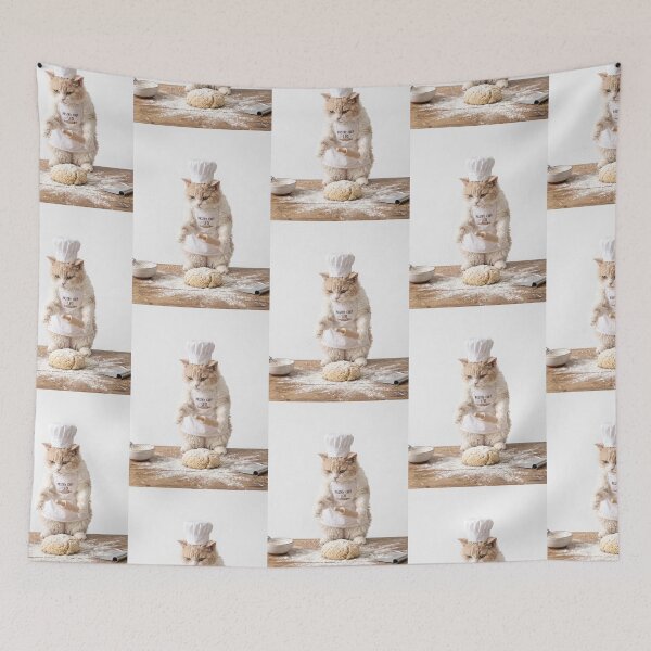 Item preview, Pastry Chef Selkirk Rex designed and sold by PictoVibe.
