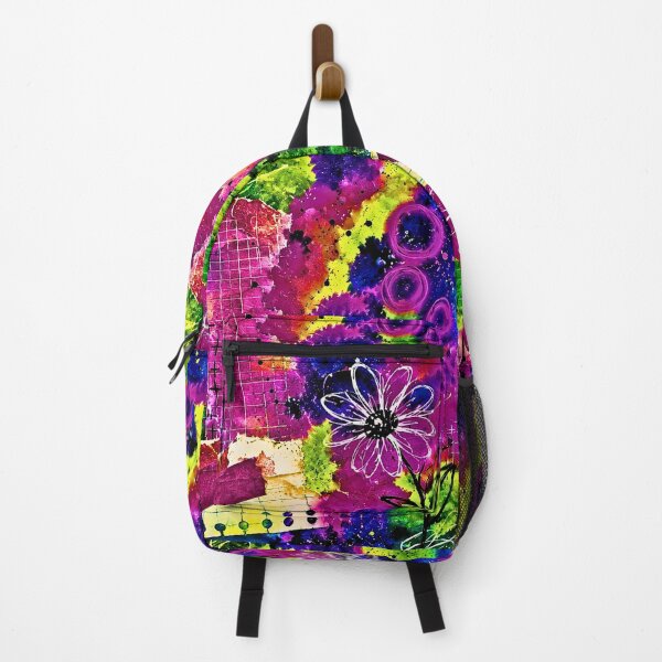 Item preview, colorful floral design, original artwork designed and sold by OmStudioz .