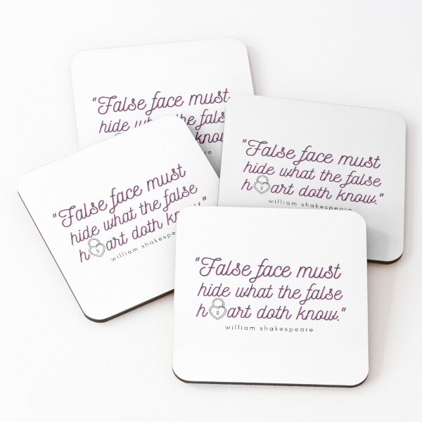Item preview, False Face Must Hide What The False Heart Doth Know designed and sold by kdgisj.