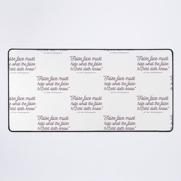 Item preview, False Face Must Hide What The False Heart Doth Know designed and sold by kdgisj.
