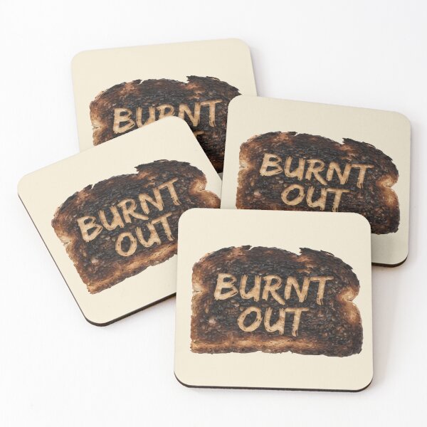 Item preview, Burnt Out Toast - Stress, Anxiety & Burnout Gift designed and sold by ShirtRemarks.