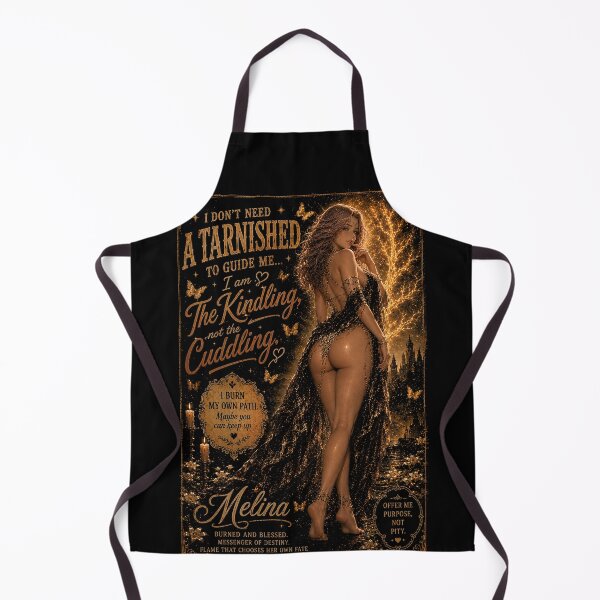 Item preview, I Am the Kindling, Not the Cuddling – Cheeky Melina Pin-Up designed and sold by ChickenFund.