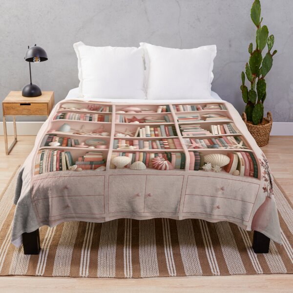 Item preview, Beach house library designed and sold by bubblyrainbow.