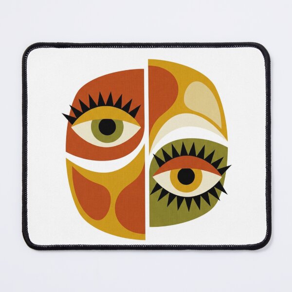 Item preview, Geometric Gaze Retro Print designed and sold by OddlySticky.