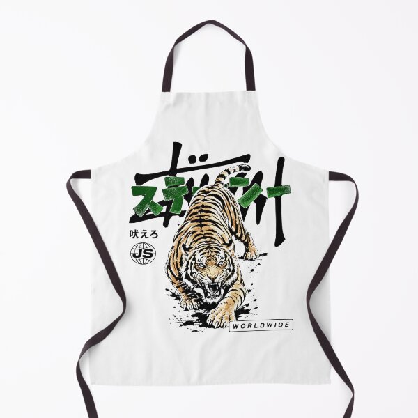 Item preview, Roaring Tiger Green Japanese Letters Streetwear Graphic designed and sold by Jurassic Stitch.