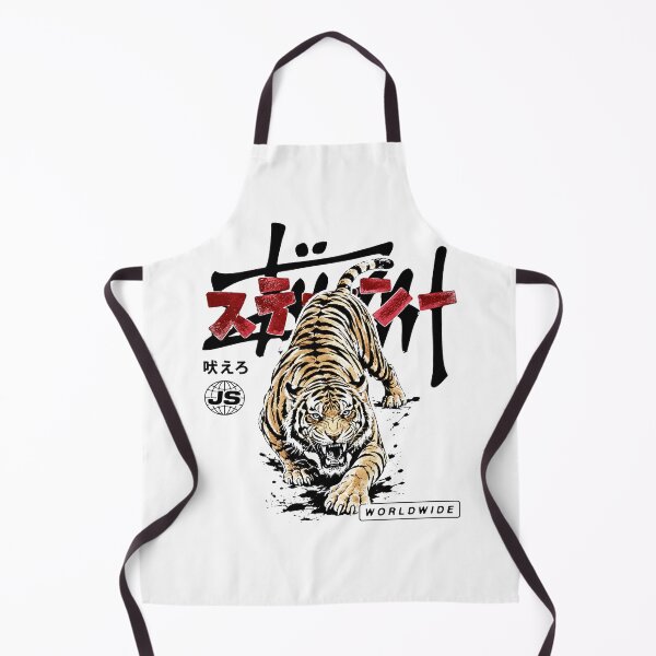 Item preview, Roaring Tiger Red Japanese Letters Streetwear Graphic designed and sold by Jurassic Stitch.