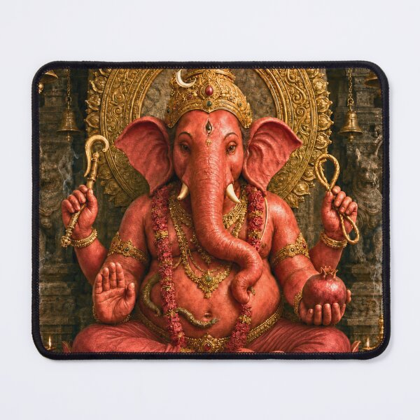 Item preview, 32 Forms of Ganapati Series. Ekakshara Ganapati – Sacred Gam Mantra Ganesha Temple Art designed and sold by Homyar.