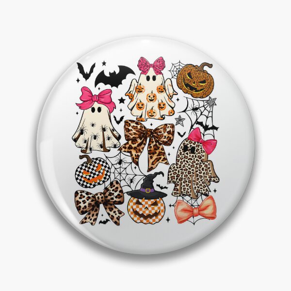 Item preview, Coquette Leopard Pumpkin Ghost designed and sold by Poopielandia.