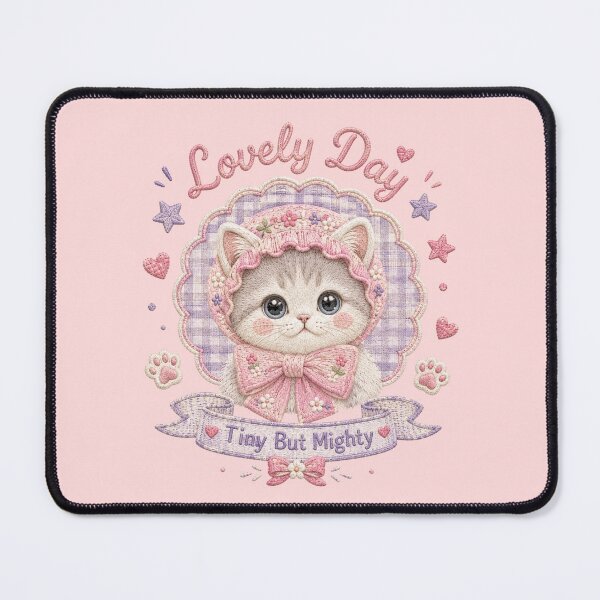 Item preview, Cute Kawaii Cat Tiny But Mighty Patch designed and sold by 0606PM.