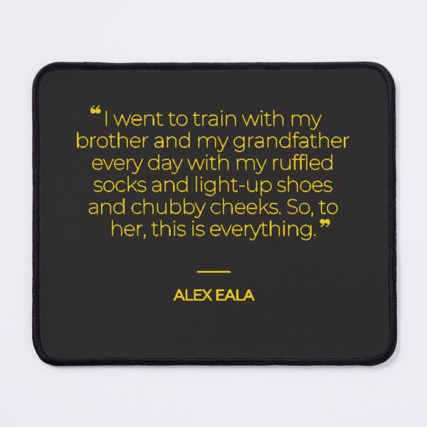 Item preview, Alex Eala Inspirational Quotes designed and sold by TonsPOD.