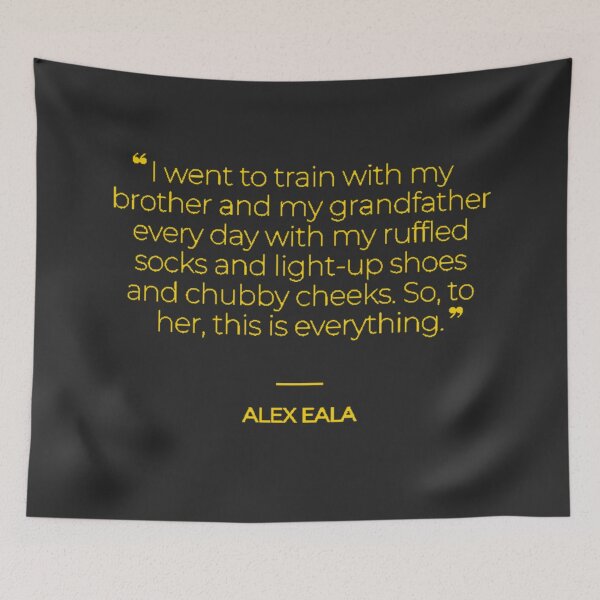 Item preview, Alex Eala Inspirational Quotes designed and sold by TonsPOD.