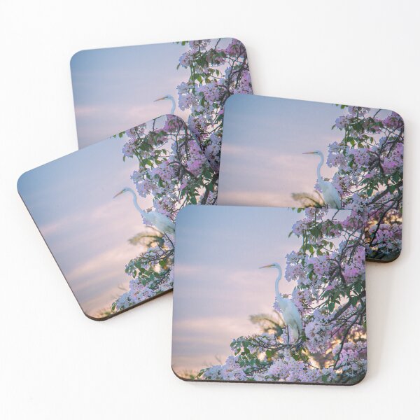 Item preview, Heron among macuilis flowers designed and sold by Raw-sp.