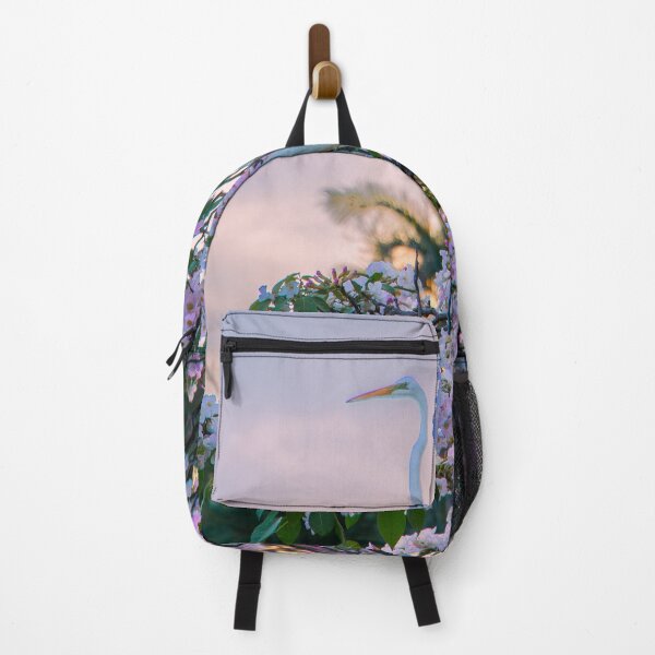Item preview, Heron among macuilis flowers designed and sold by Raw-sp.