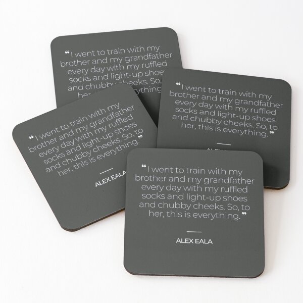Item preview, Alex Eala Inspirational Quotes designed and sold by TonsPOD.