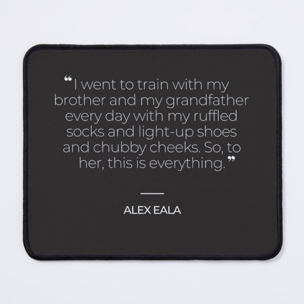 Item preview, Alex Eala Inspirational Quotes designed and sold by TonsPOD.