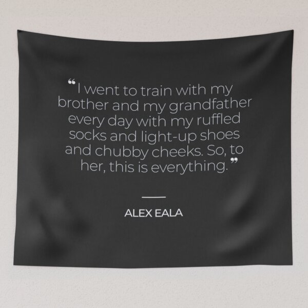 Item preview, Alex Eala Inspirational Quotes designed and sold by TonsPOD.