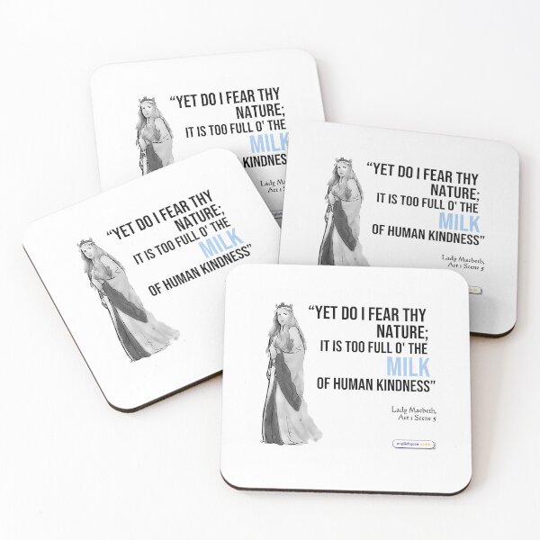Item preview, Lady Macbeth Kindness Quote designed and sold by kdgisj.