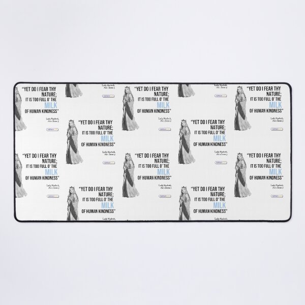 Item preview, Lady Macbeth Kindness Quote designed and sold by kdgisj.