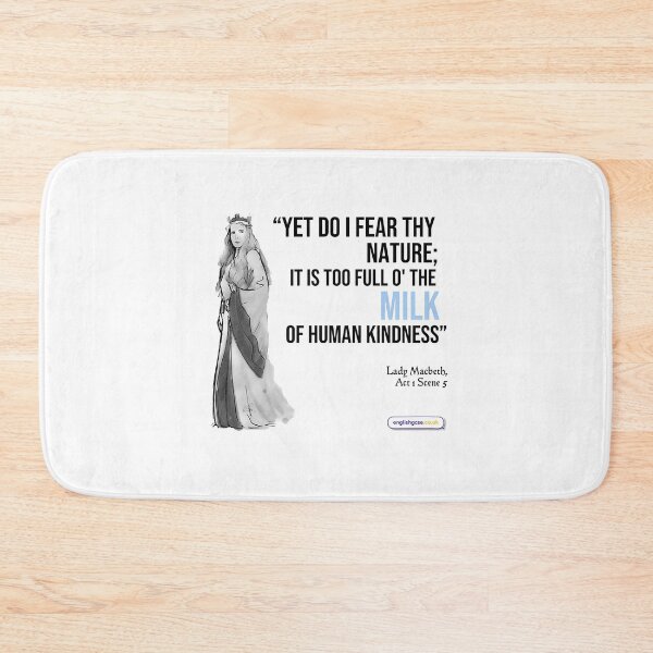 Item preview, Lady Macbeth Kindness Quote designed and sold by kdgisj.